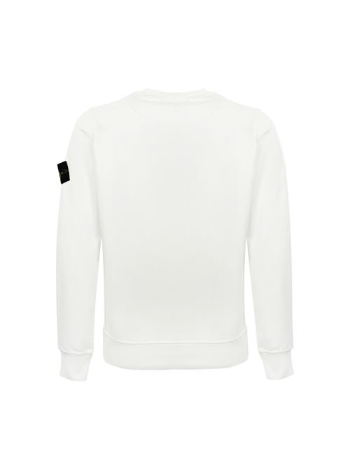 Felpa in cotone 63051 White STONE ISLAND | 811563051A0001